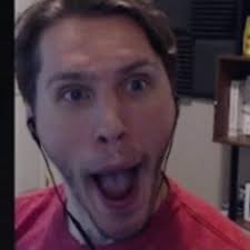 Jerma985 looking happy yet unsettling